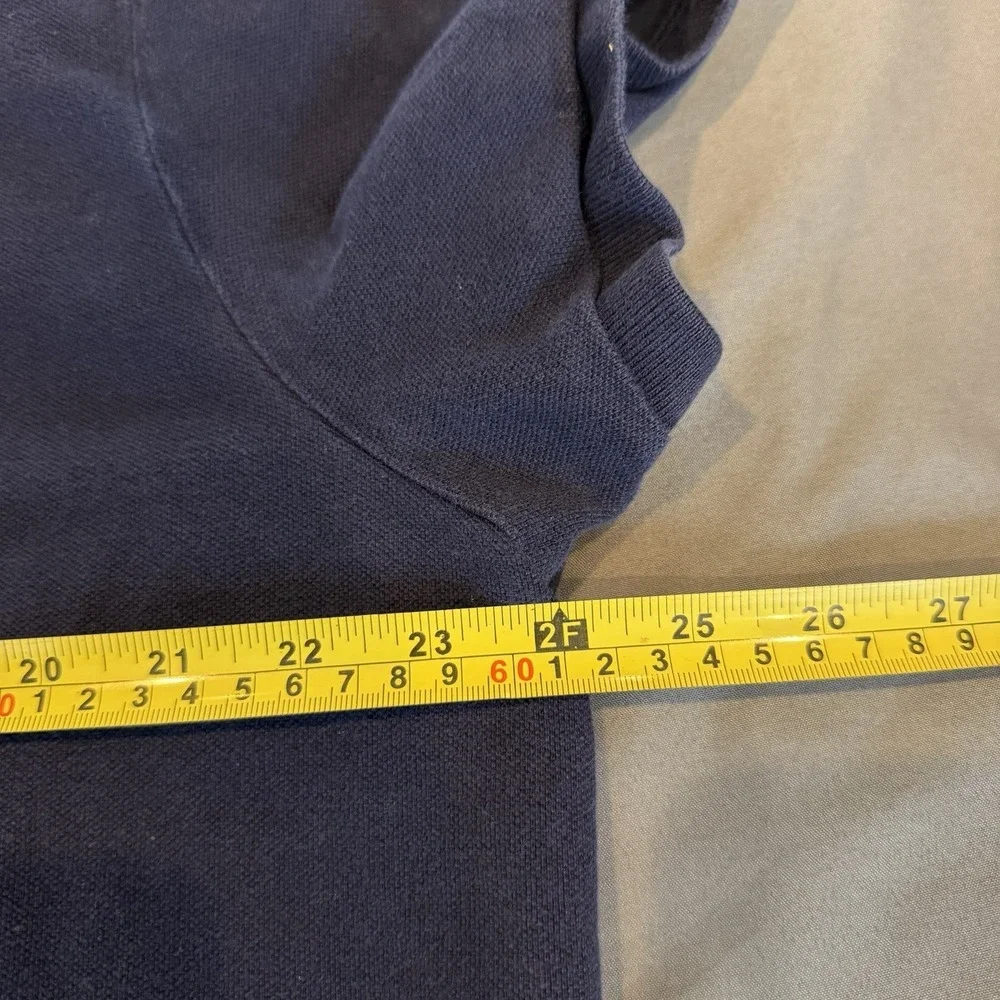 Polo Ralph Lauren Polo rugby Shirt Men XXL big flesh pony Custom Slim Fit Blue